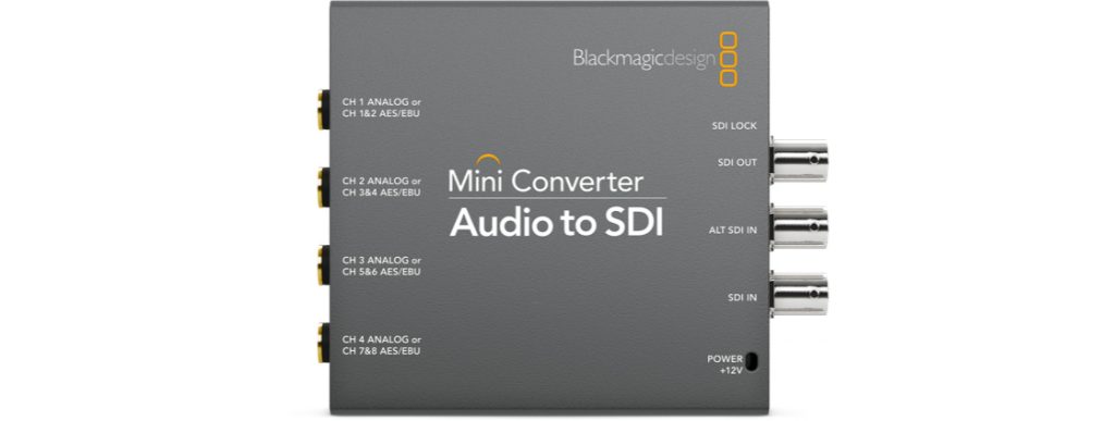 Blackmagic Mini Converter – Audio to SDI 2