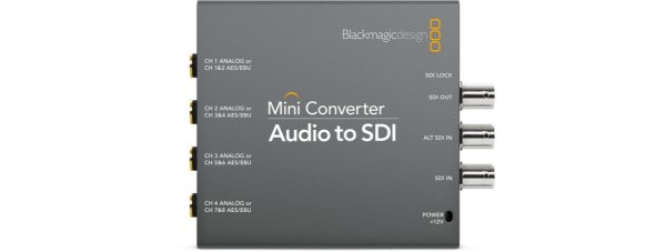 Blackmagic Mini Converter – Audio to SDI 2