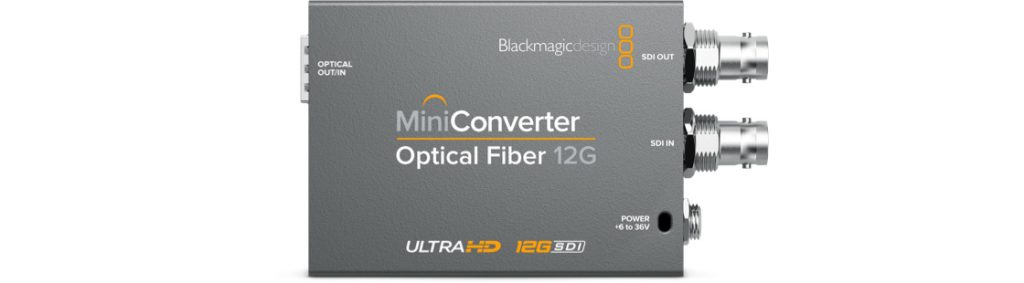 Blackmagic Mini Converter – Optical Fiber 12G