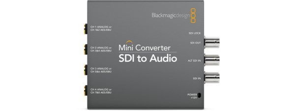 Blackmagic Mini Converter – SDI to Audio